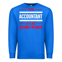 True Royal funny accounting design   gift for accountants Premium Sweatshirt - artisFamous