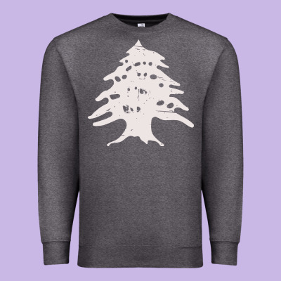 Retro Lebanon Cedar  Lebanese Premium Sweatshirt Designed By Artisfamous