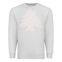 Dove Grey retro lebanon cedar  lebanese Premium Sweatshirt - artisFamous