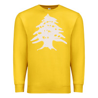 Lemon retro lebanon cedar  lebanese Premium Sweatshirt - artisFamous