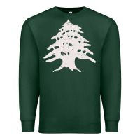 Sports Green retro lebanon cedar  lebanese Premium Sweatshirt - artisFamous