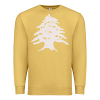 Antique Gold retro lebanon cedar  lebanese Premium Sweatshirt - artisFamous