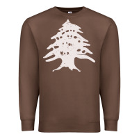 Chestnut retro lebanon cedar  lebanese Premium Sweatshirt - artisFamous