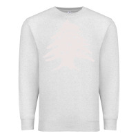 Oatmeal Heather retro lebanon cedar  lebanese Premium Sweatshirt - artisFamous