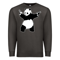 Smoke banksy panda Premium Sweatshirt - artisFamous