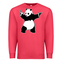 Cardinal banksy panda Premium Sweatshirt - artisFamous