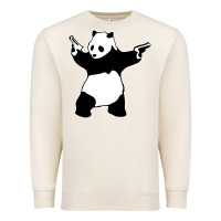 Sandshell banksy panda Premium Sweatshirt - artisFamous