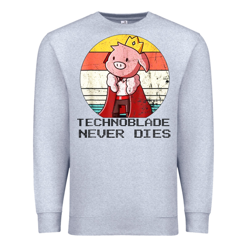 Retro Style Technoblade Merch Cosplay Premium Sweatshirt by artisFamous | Teevron