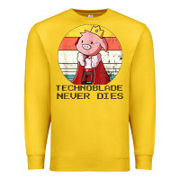 Lemon retro style technoblade merch cosplay Premium Sweatshirt - artisFamous