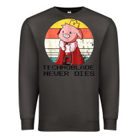 Smoke retro style technoblade merch cosplay Premium Sweatshirt - artisFamous