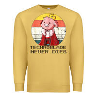 Antique Gold retro style technoblade merch cosplay Premium Sweatshirt - artisFamous