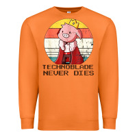Carrot retro style technoblade merch cosplay Premium Sweatshirt - artisFamous