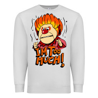 Dove Grey heat miser i'am too much Premium Sweatshirt - artisFamous