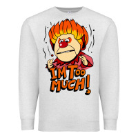 Oatmeal Heather heat miser i'am too much Premium Sweatshirt - artisFamous