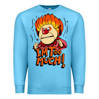 Ocean Blue heat miser i'am too much Premium Sweatshirt - artisFamous