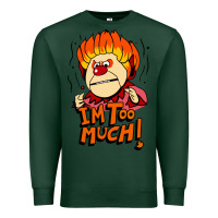 Sports Green heat miser i'am too much Premium Sweatshirt - artisFamous