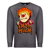 Charcoal Heather heat miser i'am too much Premium Sweatshirt - artisFamous