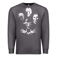 Charcoal Heather horror and scream film Premium Sweatshirt - artisFamous