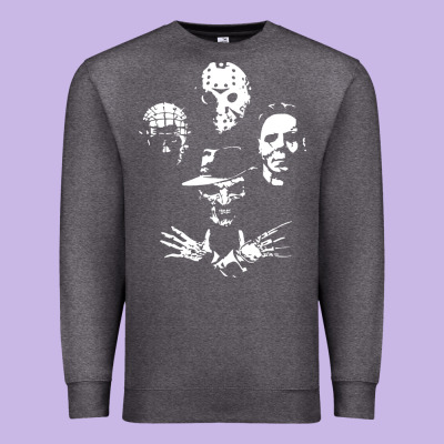 Horror And Scream Film Premium Sweatshirt Designed By Artisfamous