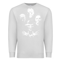 Dove Grey horror and scream film Premium Sweatshirt - artisFamous