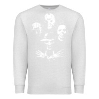 Oatmeal Heather horror and scream film Premium Sweatshirt - artisFamous