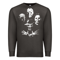 Smoke horror and scream film Premium Sweatshirt - artisFamous