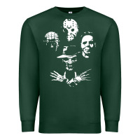 Sports Green horror and scream film Premium Sweatshirt - artisFamous