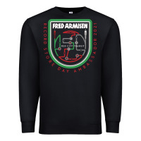 Black fred armisen Premium Sweatshirt - artisFamous