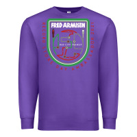 Purple fred armisen Premium Sweatshirt - artisFamous