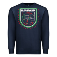 Navy fred armisen Premium Sweatshirt - artisFamous