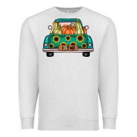 Oatmeal Heather i love fall truck Premium Sweatshirt - artisFamous