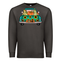 Smoke i love fall truck Premium Sweatshirt - artisFamous