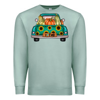 Seafoam i love fall truck Premium Sweatshirt - artisFamous