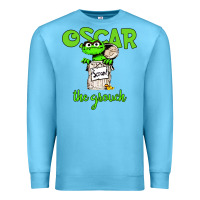 Ocean Blue the grouch Premium Sweatshirt - artisFamous