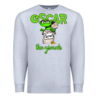 Heather Grey the grouch Premium Sweatshirt - artisFamous