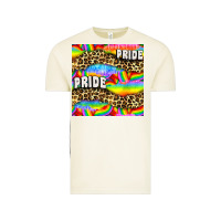Vintage Arctic Pride lgbtq leopard with love and rainbow seamless Vintage Tee - BundleAndBundleShop