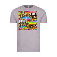Pride Lgbtq Leopard With Love And Rainbow Seamless Vintage Tee | Teevron