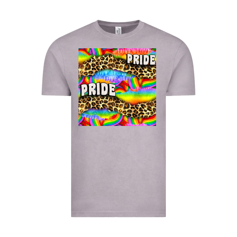 Pride Lgbtq Leopard With Love And Rainbow Seamless Vintage Tee by BundleAndBundleShop | Teevron