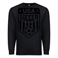 Black soccer team Premium Sweatshirt - artisFamous
