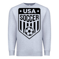 Heather Grey soccer team Premium Sweatshirt - artisFamous
