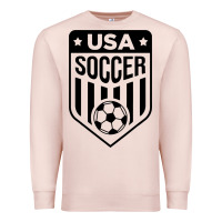 Pale Pink soccer team Premium Sweatshirt - artisFamous