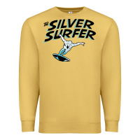 Antique Gold silver surfer Premium Sweatshirt - artisFamous
