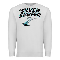 Dove Grey silver surfer Premium Sweatshirt - artisFamous