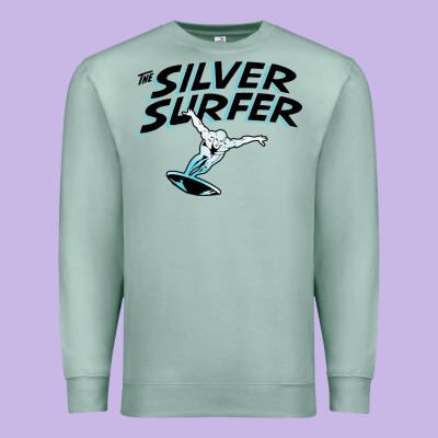 Silver Surfer Premium Sweatshirt Designed By Artisfamous