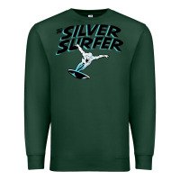Sports Green silver surfer Premium Sweatshirt - artisFamous