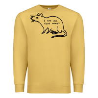 Antique Gold I Ate All Your Money Premium Sweatshirt - artisFamous