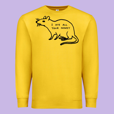I Ate All Your Money Premium Sweatshirt Designed By Artisfamous