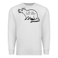Oatmeal Heather I Ate All Your Money Premium Sweatshirt - artisFamous