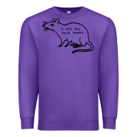 Purple I Ate All Your Money Premium Sweatshirt - artisFamous