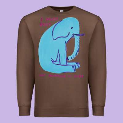 I Must Rest My Rampage Is Over Premium Sweatshirt Designed By Artisfamous